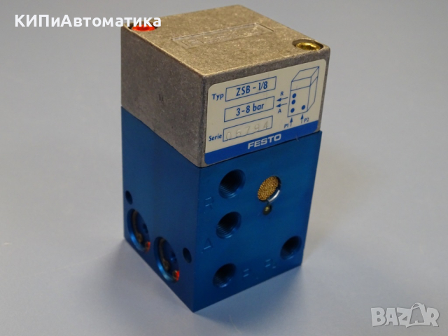 пневматичен контролен блок Festo ZSB 1/8(576656) control block for two, снимка 2 - Резервни части за машини - 44601285
