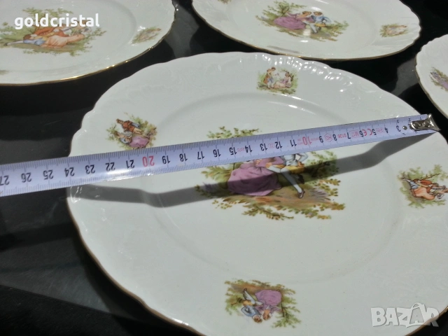 Стар полски порцелан чинии , снимка 2 - Антикварни и старинни предмети - 53299461