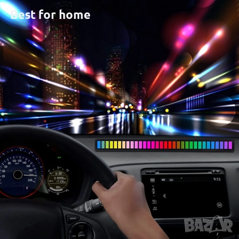 Enligne RGB звукови контролни светлини, снимка 9 - Друга електроника - 52593749