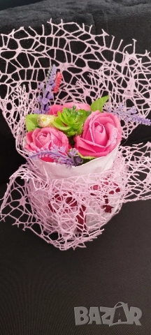 букет сапунени рози, снимка 9 - Романтични подаръци - 52352693