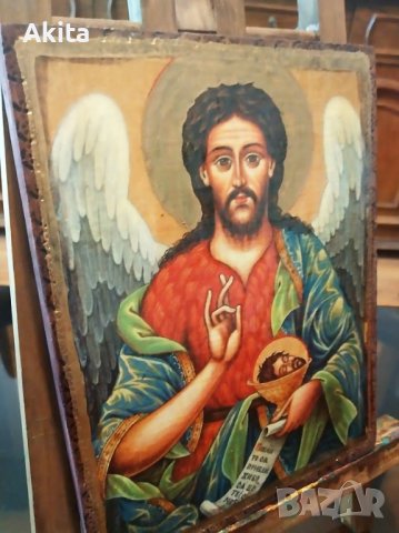 Икона на свети Йоан Кръстител, снимка 3 - Икони - 30505159