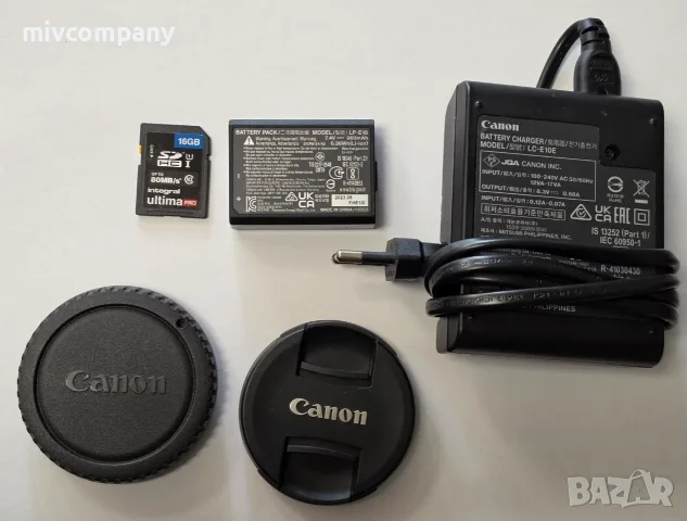 Фотоапарат Canon EOS 2000D +Обектив, снимка 6 - Фотоапарати - 56395305
