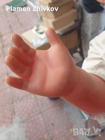 много стара италианска кукла /маркирана /, снимка 5 - Антикварни и старинни предмети - 52493732