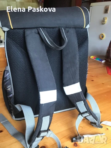 раница ученическа, Herlitz, твърд материал, очаква първия звънец, снимка 4 - Раници - 51227204