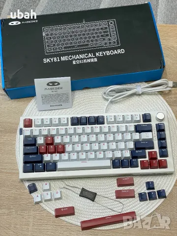 Нова, механична клавиатура MageGee Sky81, снимка 7 - Клавиатури и мишки - 56074009