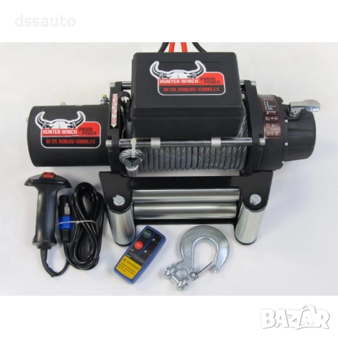 Лебедка HUNTER WINCH P9500 POWER 12V 9500lbs, снимка 2 - Аксесоари и консумативи - 52188791