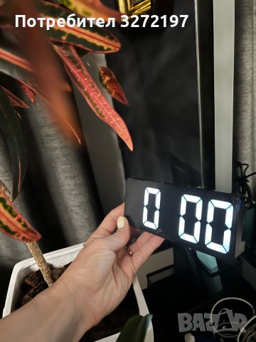 Цифров LED огледален настолен часовник,цифрова аларма,дата,температура и др.функции, снимка 5 - Други - 40933576