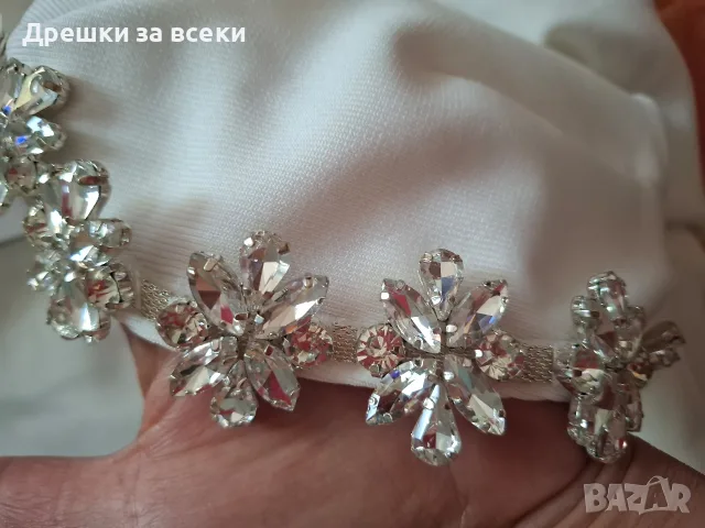 Дамска рокля с камъни, снимка 3 - Рокли - 55708751