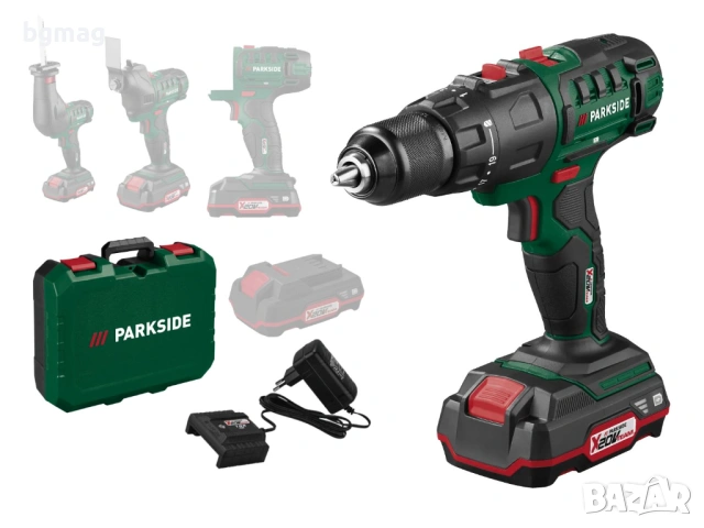 PARKSIDE PKGA 20-Li C2 комбиниран инструмент 3 в 1 стартов комплект,с батерия и зарядно устройство
