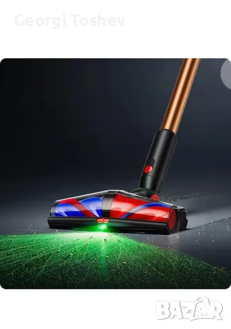 Продава се оригинална лазерна четка Dyson All Floor Cones™ Sense (за модели V16 / V10 Konical) , снимка 4 - Прахосмукачки - 56059292