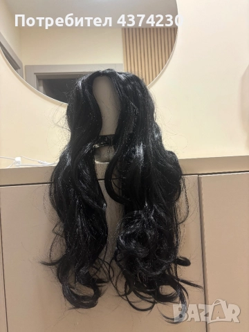 Черна нова перука