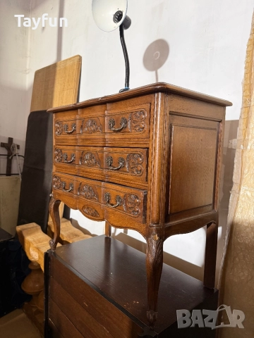 Класически скрин в стил Луи XV - масивно дърво, снимка 3 - Скринове - 52834962