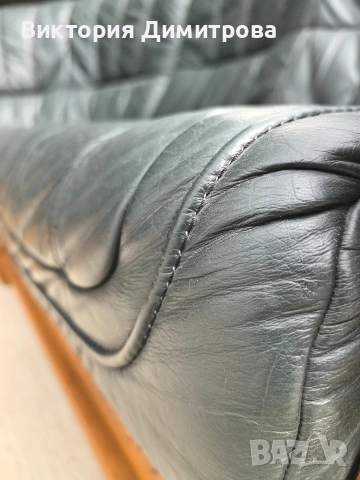 Ъглов диван - Естествена кожа , снимка 5 - Дивани и мека мебел - 53851796