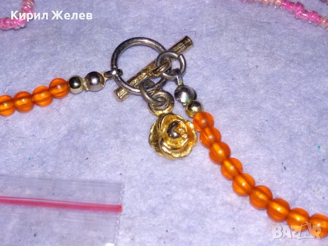 ДВЕ СТАРИ МЪНИСТЕНИ ГЕРДАНЧЕТА КОЛИЕТА РЪЧНА ИЗРАБОТКА ФИНИ НЕЖНИ БЛЕСТЯЩИ 38942, снимка 5 - Колиета, медальони, синджири - 41865539