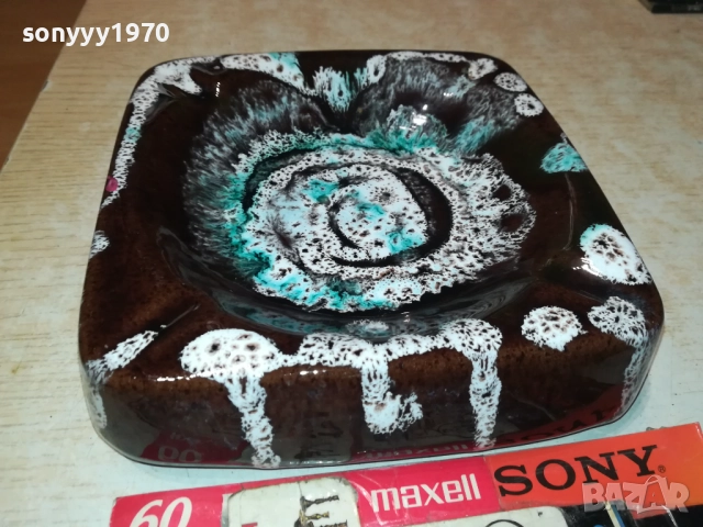 ПЕПЕЛНИК-ГОЛЯМ КЕРАМИКА 0111252021, снимка 3 - Антикварни и старинни предмети - 52258436