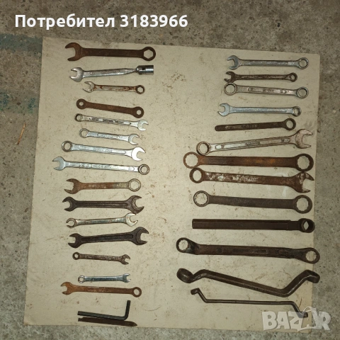 голям лот инструменти № 11 30 броя, снимка 5 - Ключове - 53840161