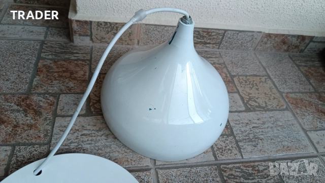 Алуминиев лампион пендел лампа абажур осветително тяло тройка, снимка 11 - Лампи за таван - 49985579