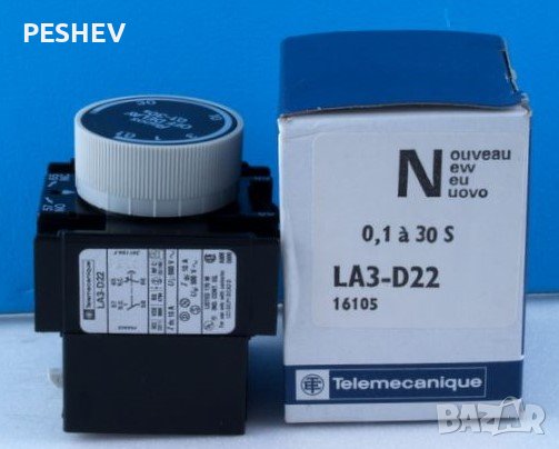  TELРЕЛЕ ЗА ВРЕМЕ СЪС ЗАКЪСНЕНИЕ НА ИЗКЛЮЧВАНЕ telemecanique 1-30сек 30-180сек , снимка 4 - Други машини и части - 41498433