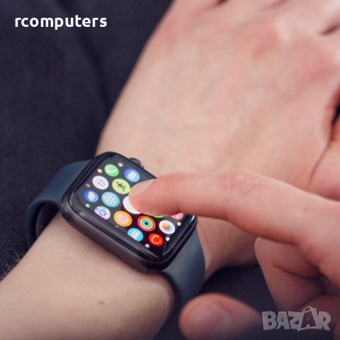 Стъклен протектор за Apple Watch 8 41mm, снимка 5 - Смарт гривни - 39298563