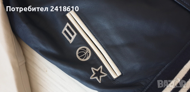 Schott NYC Teddy Avec Badges Leather Jacket Mens Size L  НОВО! ОРИГИНАЛ! Ест. кожа!, снимка 9 - Якета - 51801091