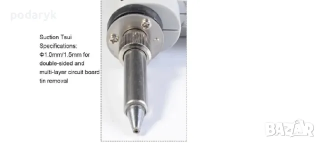 Desoldering Gun S-998P Powerful 100W Electric Vacuum Solder Sucker Lead-free solder Vacuum Suction T, снимка 2 - Ремонт на друга електроника - 48933242