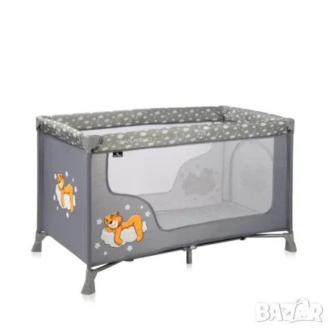 Сгъваема Бебешка кошара LORELLI Classic San Remo Grey Clouds