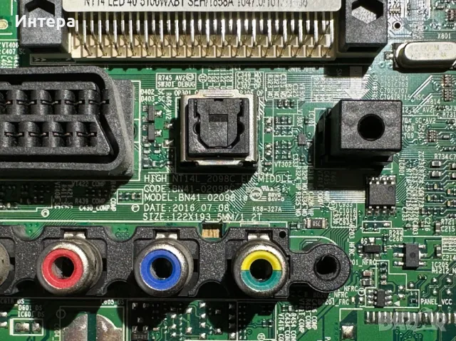 Main board BN41-02098 от Samsung UE40J5100AW, снимка 2 - Части и Платки - 48959579