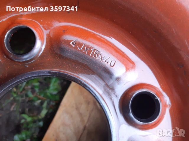 ФОРД две железни джанти за 30 евро и патерица за 25 евро, снимка 2 - Гуми и джанти - 53481523