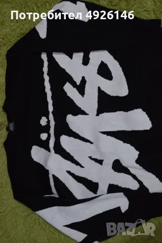 ЧИСТО НОВ! Stussy Stock Sweater , снимка 2 - Суичъри - 55754106