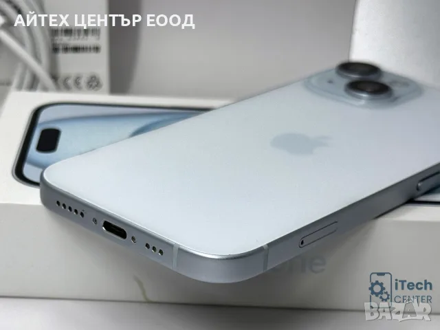 iPhone 15, 128GB, Blue, 100% батерия, КАТО НОВ, 2г. ГАРАНЦИЯ!, снимка 8 - Apple iPhone - 56005676