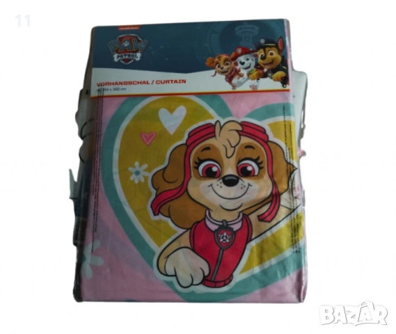 Детско перде с халки, модели с любими анимационни герои