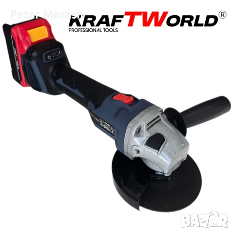 Акумулаторен комплект KraftWorld 5в1 – Лазерен Нивелир, Гайковерт – Винтоверт, Перфоратор, Ъглошлайф, снимка 16 - Винтоверти - 51051114