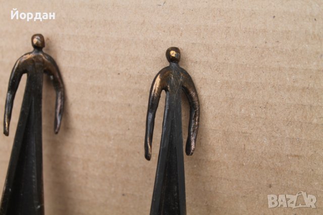 Две бронзови фигури, снимка 5 - Колекции - 44389563