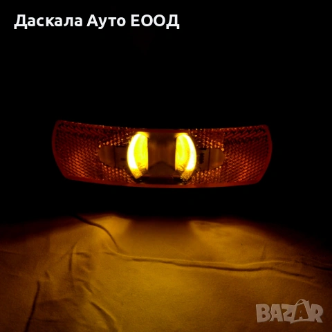 1бр. ЛЕД габарит с 4 диода и рефлектор 12-24 волта , 3 цвята , ПОЛША, снимка 4 - Аксесоари и консумативи - 29253030