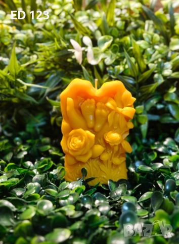 8 март: Ръчно изработени свещи от 100% натурален пчелен восък, снимка 2 - Други - 53389621