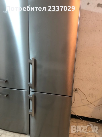 Ком.хладилник:Либхер-Инокс-1год гаранция,тъч скрин дисплей,клас:А+++\шир:60см/вис:2м/дъл:65см,, снимка 2 - Хладилници - 53616498