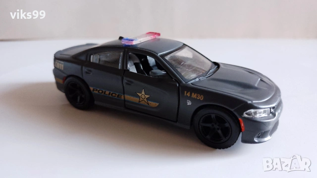 2018 Dodge Charger SRT Hellcat Police - Maisto 1:45, снимка 6 - Колекции - 53175230