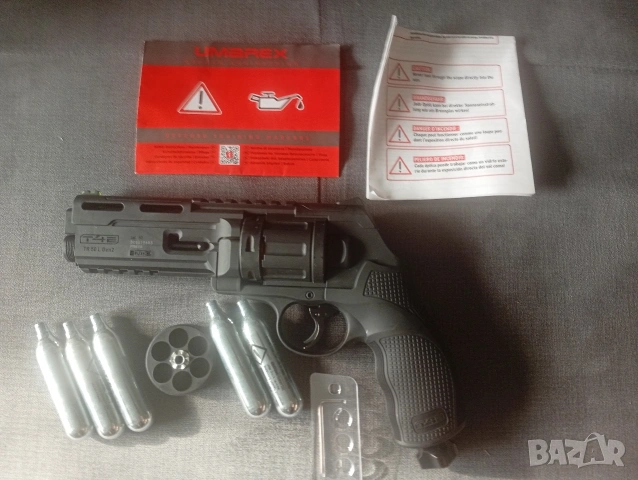 Въздушен револвер Umarex T4E TR 50L Gen2 с лазер, снимка 6 - Въздушно оръжие - 53139881