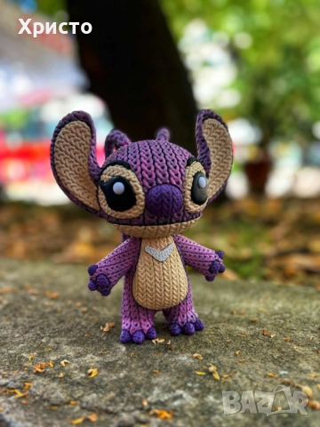 Фигурки Stitch и Angel с въртяща глава, снимка 3 - Други - 52337455