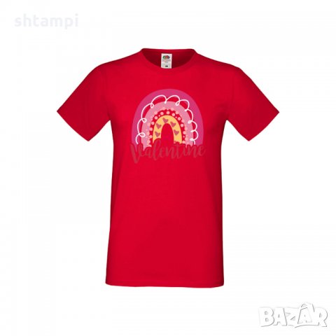 Мъжка тениска Свети Валентин Valentine Rainbow, снимка 8 - Тениски - 35712414