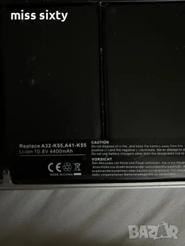 Батерия за лаптоп Apple MacBook Retina за рециклиране/ремонт, снимка 1