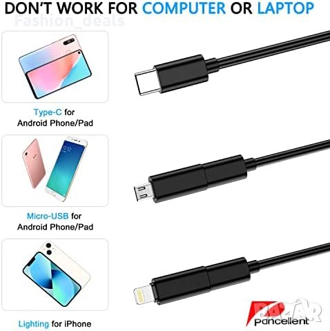 Нова 1080P водоустойчива ендоскопска WiFi камера борескоп за Android iPhone, снимка 3 - Друга електроника - 41795220