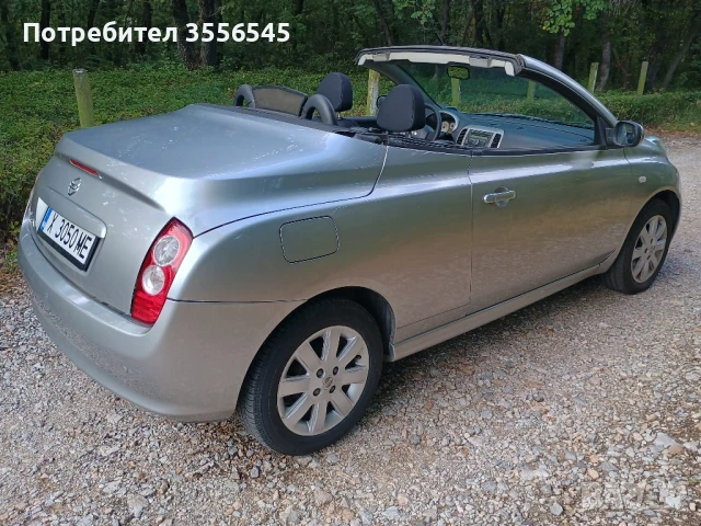 ПРОДАВАМ NISSAN MICRA C+C  АВТОМАТИК, КАБРИО ТВЪРД ТАВАН, ПЕРФЕКТНО СЪСТОЯНИЕ ,ВНОС, РЕГИСТРИРАН, снимка 8 - Автомобили и джипове - 51211455