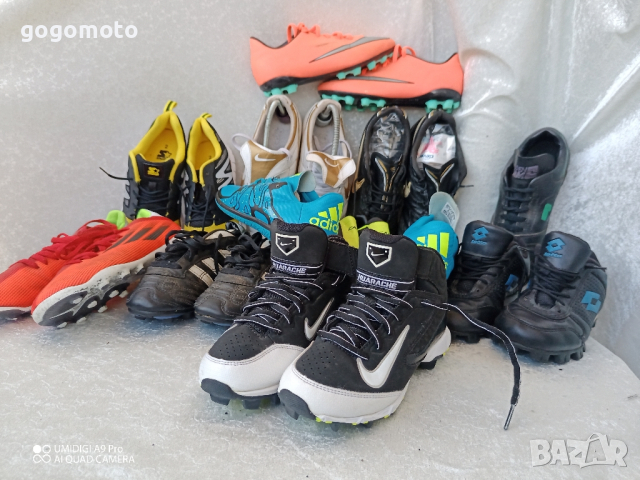 нови  унисекс детски бутонки, бейзбол  NIKE® original AIR HUARACHE, футболни обувки, калеври 30 - 31, снимка 5 - Детски маратонки - 44639537