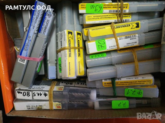 Твърдосплавни свредла със охлаждане guhring,kennametal,mitsubishi и sumitomo, снимка 2 - Други инструменти - 40829850