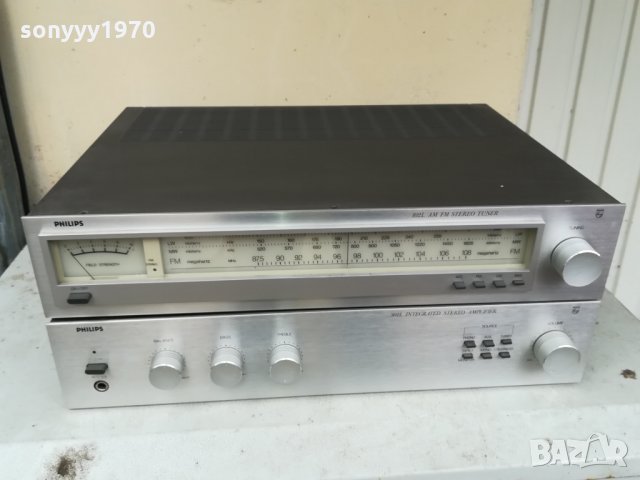 philips ampli+tuner внос germany 1802221701, снимка 4 - Ресийвъри, усилватели, смесителни пултове - 35837113