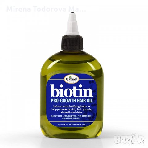биотиново масло за коса