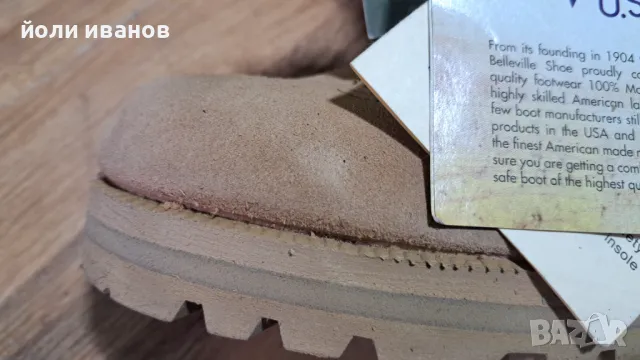 BELLEVILLE-USA-gore tex,vibram7-обувки за всякакво време и сезон 44 номер, снимка 4 - Мъжки боти - 48246938