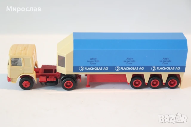 HERPA  1:87 H0 MAN  КАМИОН ТИР ИГРАЧКА МОДЕЛ, снимка 2 - Колекции - 49742859