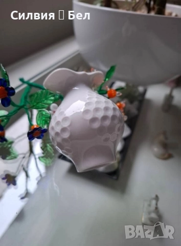 Мини вазичка Meissen *White Relief*, снимка 8 - Антикварни и старинни предмети - 51953901